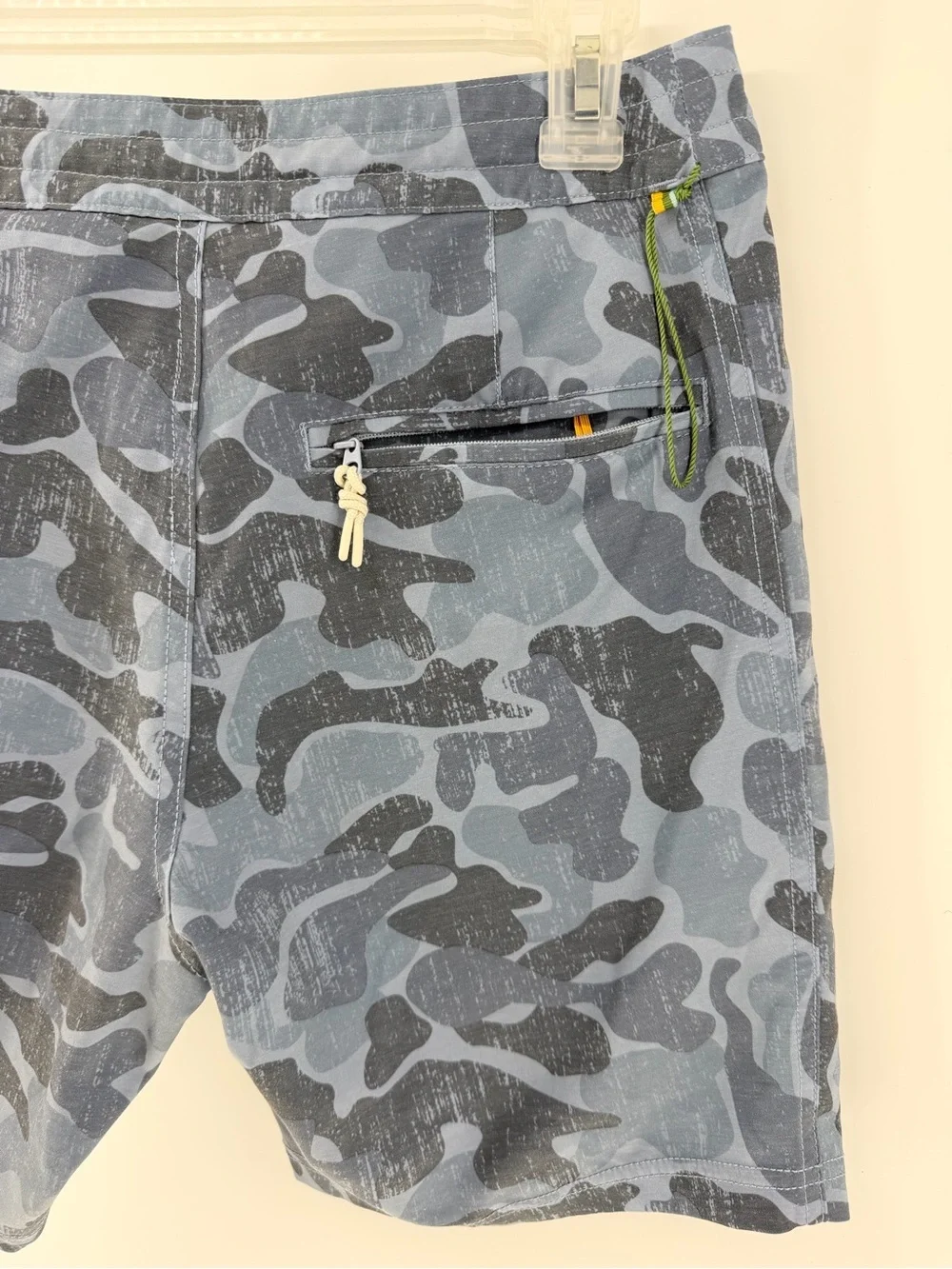 Marsh Wear Blue Camo Men’s Swim Trunks with Drawstring Sz 30 7” Inseam